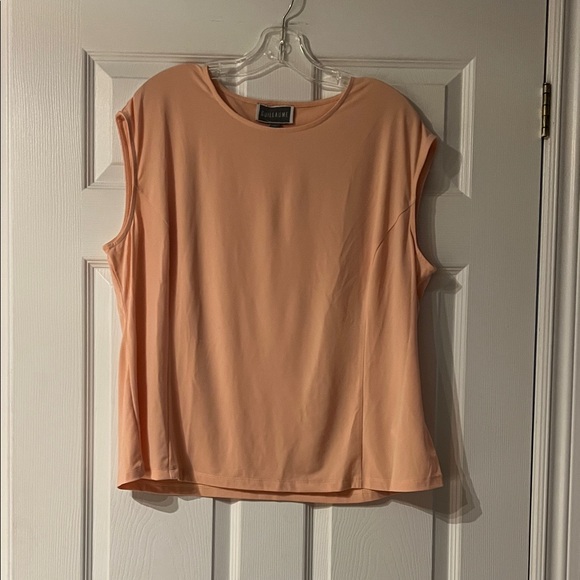 Guillaume Tops - Chic Light peach colored Sleeveless Blouse